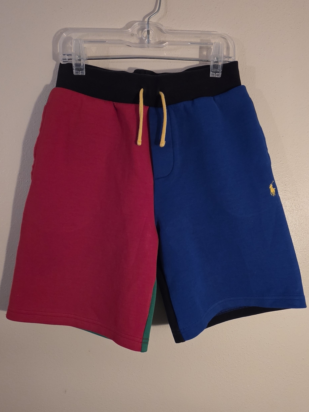 Polo by Ralph Lauren Colorblock Kids Shorts in Pink, Blue & Yellow